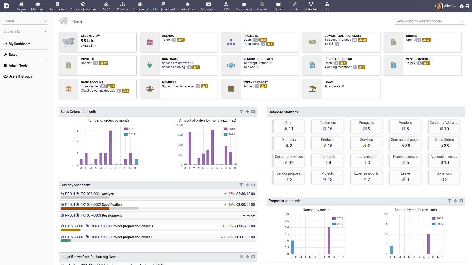 Dolibarr CRM ERP pour TPE/ PME